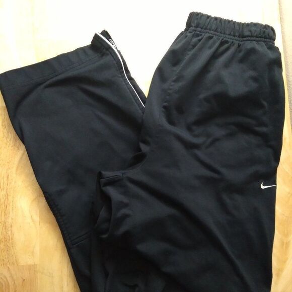 Vintage Nike Small Swoosh Striped Sweatpants Joggers Trainers - Picture 1 of 11